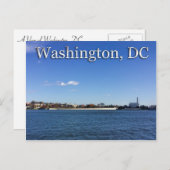 Het uitzicht van Washington, DC Briefkaart (Voorkant / Achterkant)