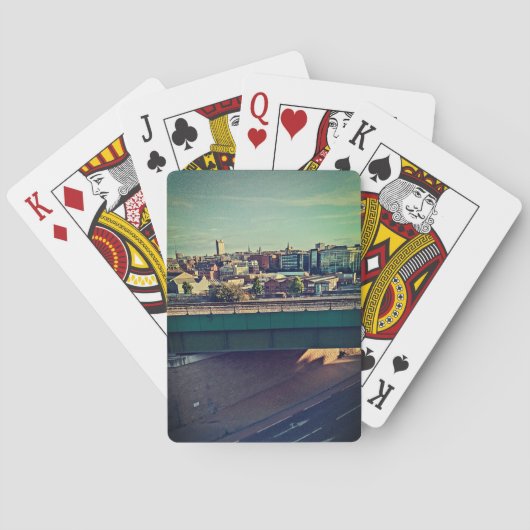 Het uitzicht, vanaf de brug pokerkaarten (Achterkant)