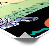 Het Uitzicht Zwemvogels Oog Poster (Hoek)