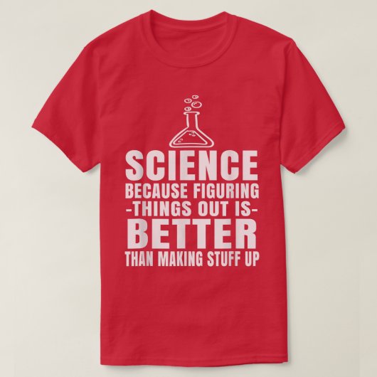 Het uitzoeken van dingen uit de grappige wetenscha t-shirt (Design voorkant)