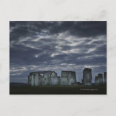 het UK, Stonehenge, Schilderachtig uitzicht bij Briefkaart (Voorkant)