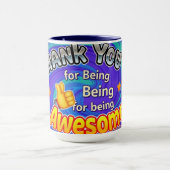 Het ultieme 'Bedankt dat je geweldig bent' cadeau Mok (Midden)