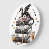 Het ultieme boek Dragon Wall Clock Grote Klok (Hoek)