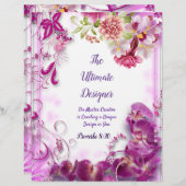 Het ultieme Designer Poem-gepersonaliseerde papier (Voorkant / Achterkant)