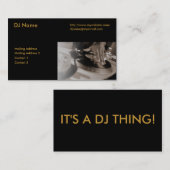 Het ultieme DJ-Visitekaartje Visitekaartje (Voorkant / Achterkant)