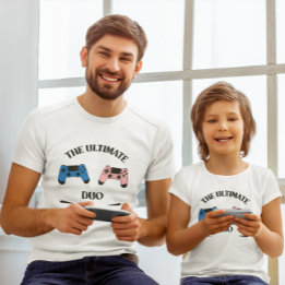 Het ultieme duo - Vader & Kind Gaming T-Shirt