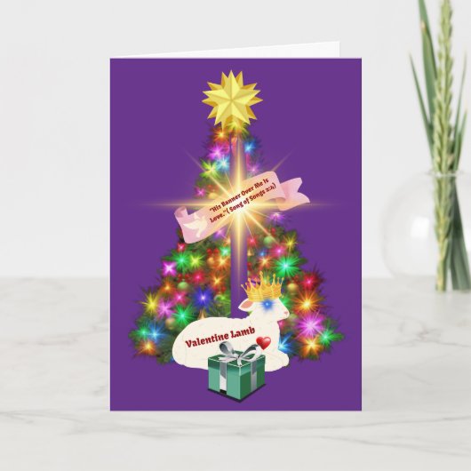 Het ultieme kerstgeschenk is het Lam van God Kaart (Voorkant)