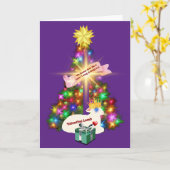 Het ultieme kerstgeschenk is het Lam van God Kaart (Gele Bloem)