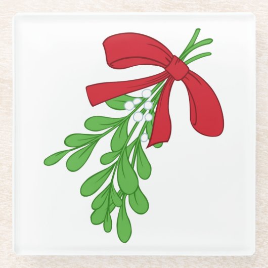 HET ULTIEME "MISTLETOE* CHRISTMAS ONDERZETTER (Voorkant)