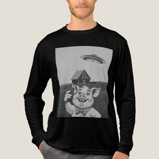 Het ultieme UFO Selfie Travel Shirt (Voorkant volledig)