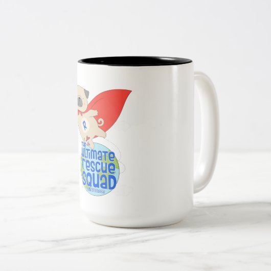 Het Ultimate Rescue Squad Tweekleurige Koffiemok (Voorkant rechts)