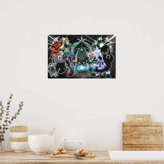 Het Ultra Beasts Squad Poster (Keuken)