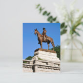 Het Ulysses S. Grant-standbeeld op de subsidie Briefkaart (Staand voorkant)