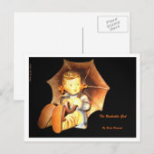 Het Umbrella Girl Briefkaart (Voorkant / Achterkant)