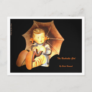 Het Umbrella Girl Briefkaart