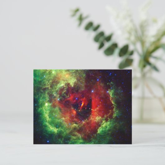 Het Unicorns Roos Rosette Nebula Briefkaart (Staand voorkant)