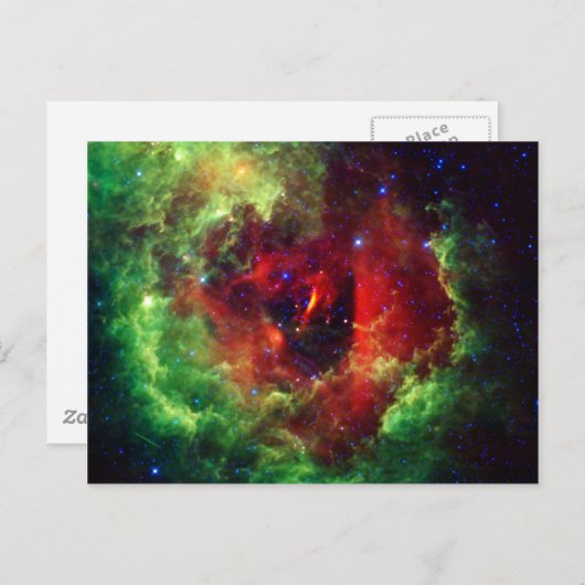 Het Unicorns Roos Rosette Nebula Briefkaart (Voorkant / Achterkant)