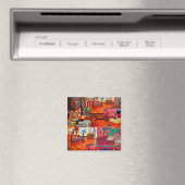 Het unieke kleurrijke huisontwerp in Matisse's ver Magneet (Insitu (Vaatwasser))