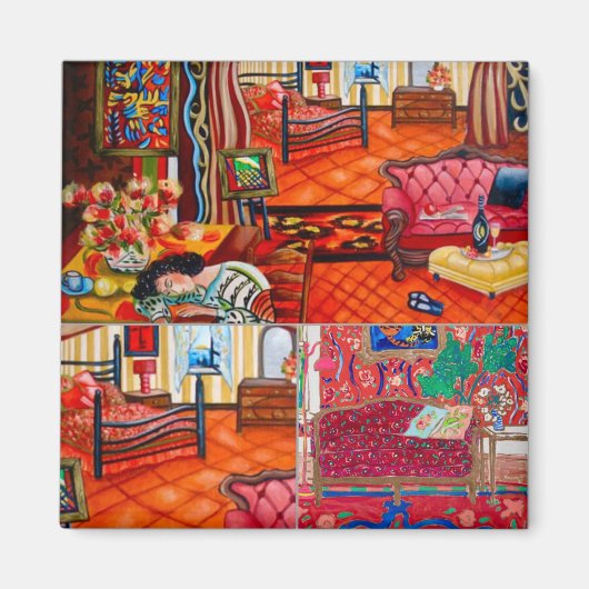 Het unieke kleurrijke huisontwerp in Matisse's ver Magneet (Voorkant)