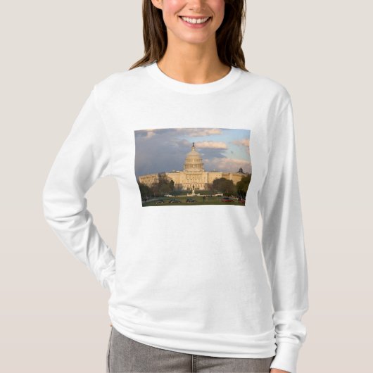 Het United States Capitol Building in T-shirt (Voorkant)