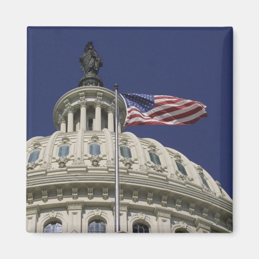 Het United States Capitol, Washington, DC Magneet (Voorkant)