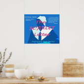 Het universele thema Scarlet Letter Poster (Keuken)