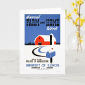 Het universitaire Boerderij 1941 WPA van Illinois Kaart (Gele Bloem)