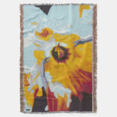 Het universum als een Daffodil Blanket Deken (Voorkant Verticaal)