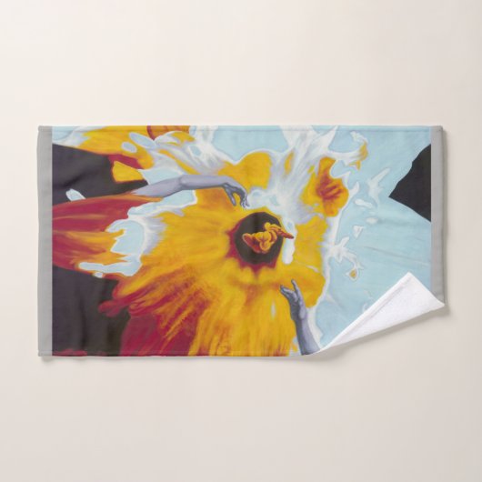 "Het universum als een Daffodil"-handdoekset Bad Handdoek (Handdoek)