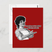 Het universum als je achter je rug lacht briefkaart (Voorkant / Achterkant)