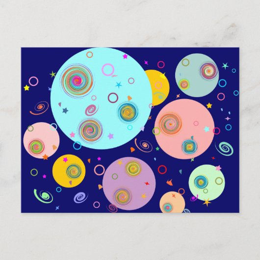 Het universum B2 Briefkaart (Voorkant)