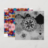 Het universum bedankkaart (Voorkant / Achterkant)