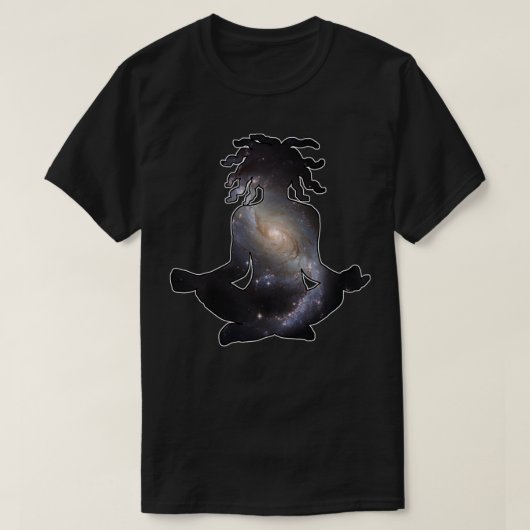 Het universum binnen de zitmedaille t-shirt (Design voorkant)
