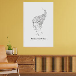 Het Universum Binnen Minimalistische Poster - Heme