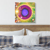 Het Universum Canvas Afdruk (Insitu (Slaapkamer))