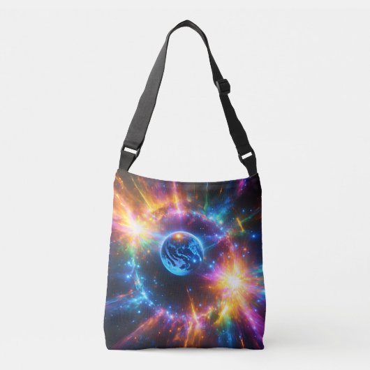 het universum crossbody tas (Voorkant)