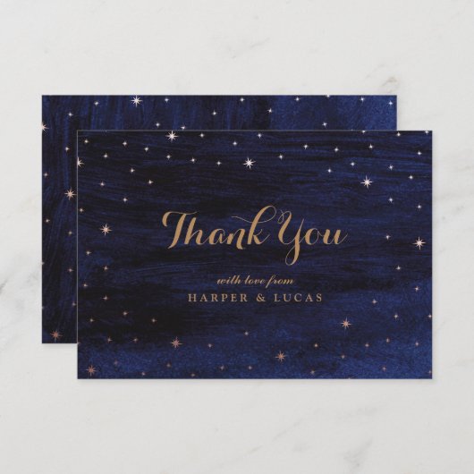 Het universum / Dank je Bedankkaart (Voorkant / Achterkant)