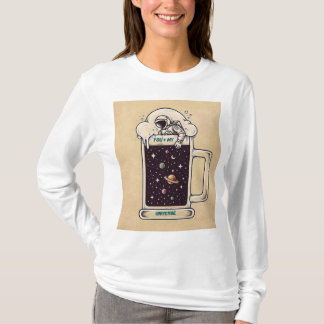 Het universum en jij het beste t-shirt