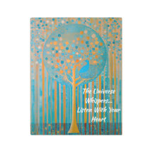 Het universum fluistert metalen muurkunst