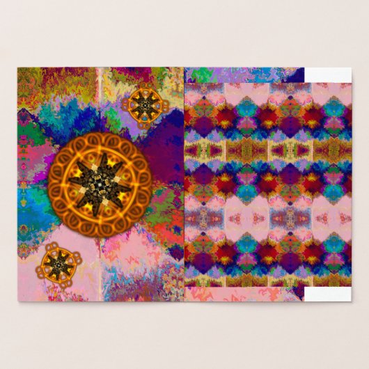 het universum folie kaarten (Binnen)