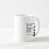 Het universum heeft geen zin -  wetenschappelijke  koffiemok (Voorkant rechts)