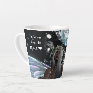 Het universum heeft mijn rugfee van 12 oz. Latte M Mok