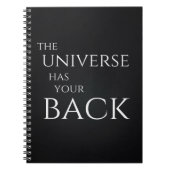 Het universum heeft uw laptop aan de achterzijde notitieboek (Voorkant)