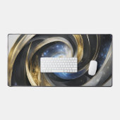 Het universum in een Abstracte spiraal Bureaumat (Keyboard & Muis)
