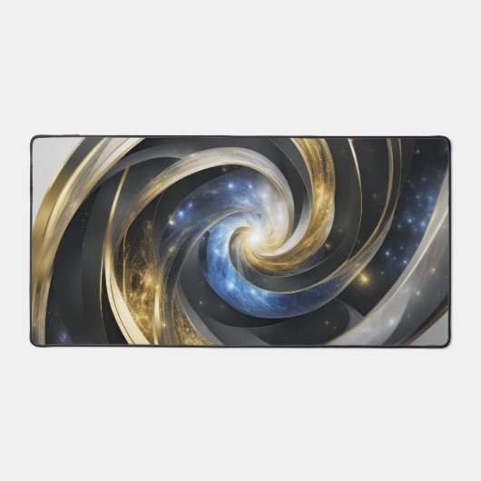 Het universum in een Abstracte spiraal Bureaumat (Voorkant)