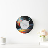 Het universum is Alive_Digital Art Wall klok (Huis)