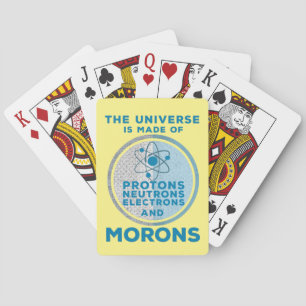 Het universum is gemaakt van moronen pokerkaarten