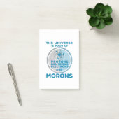 Het universum is gemaakt van moronen post-it® notes (Kantoor)