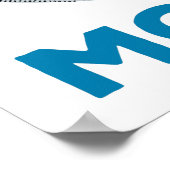 Het universum is gemaakt van moronen poster (Hoek)