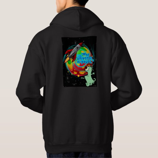 HET UNIVERSUM IS VAN JOU HOODIE (Achterkant)
